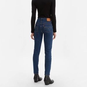 Levis 501 Premium High Rise Skinny Button Fly Jean